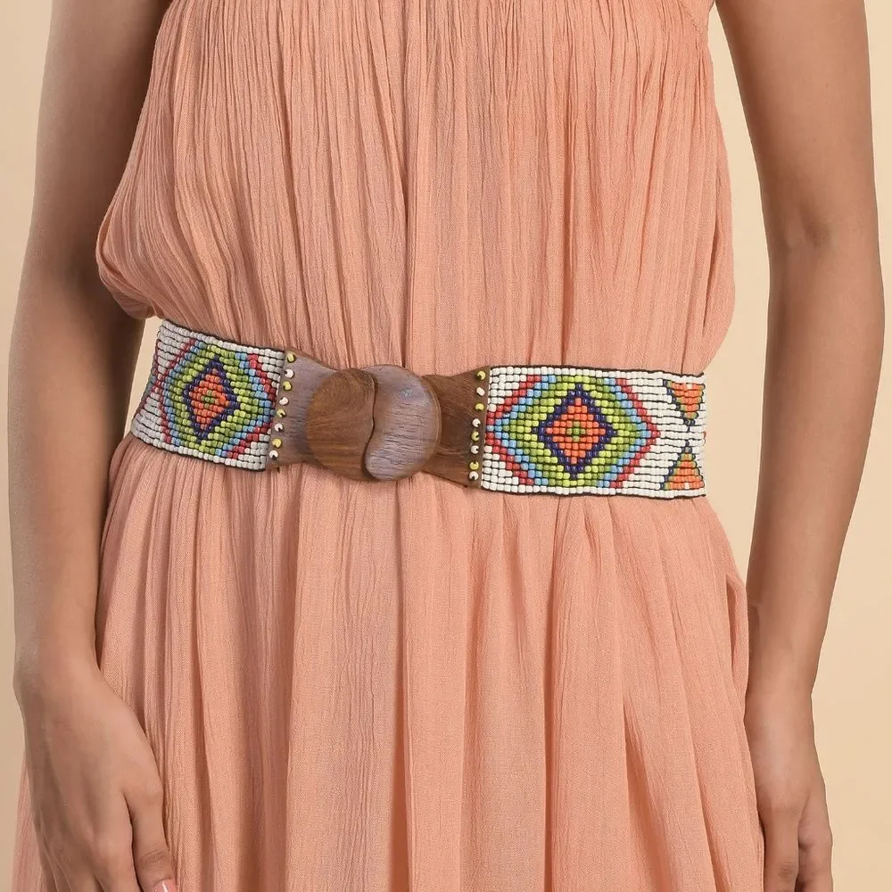 Handmade Southwestern Beaded Belt
